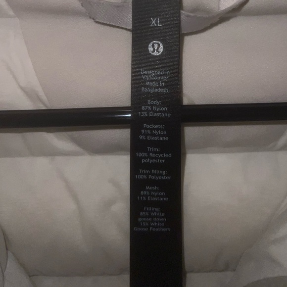 Navigation Down Vest Size X-Large/Color Mesosphere White Opal Raw Linen - Picture 11 of 11